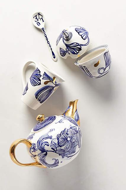 Jardin Des Plantes Tea Set