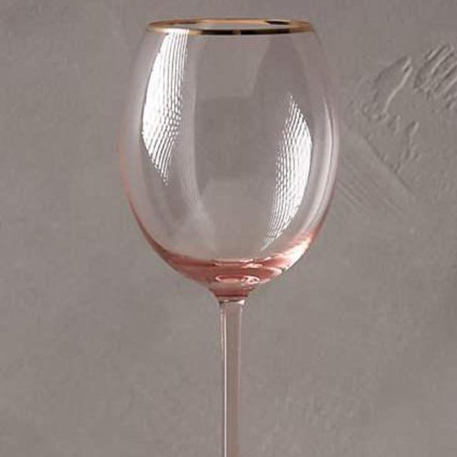 Gilded Rim Glassware