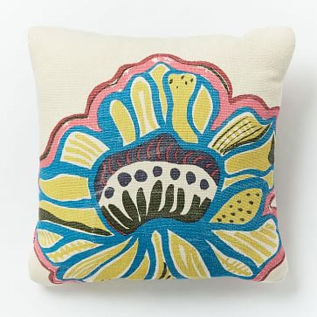 Outdoor Sea Flower Pillow