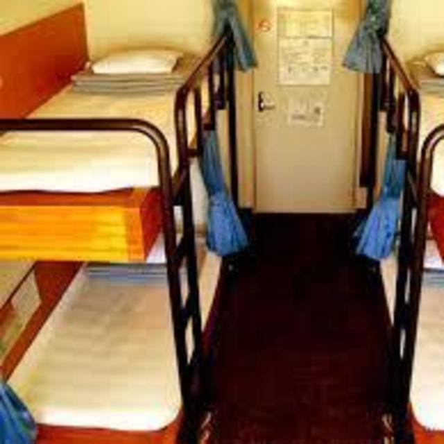 A night at a hostel.