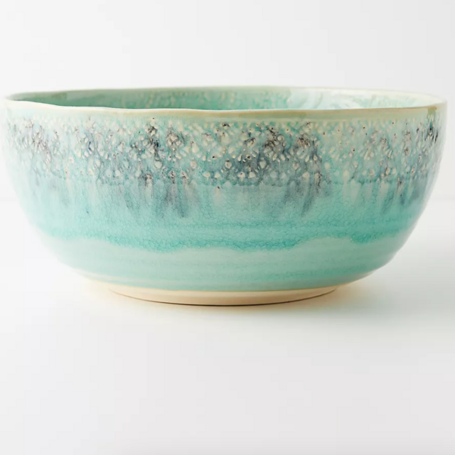 Old Havana LARGE Serving Bowl, Color: Mint