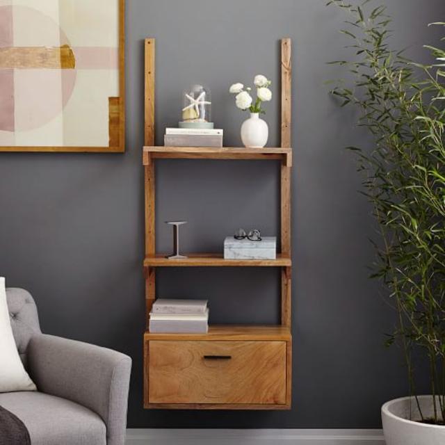 Industrial Storage Wall Shelving + Cabinet Set