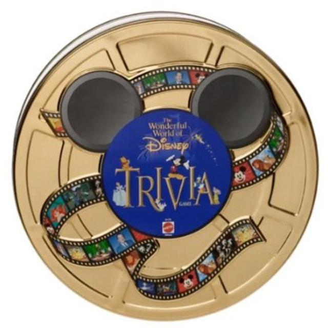 Wonderful World of Disney Trivia Game in Collectible Tin
