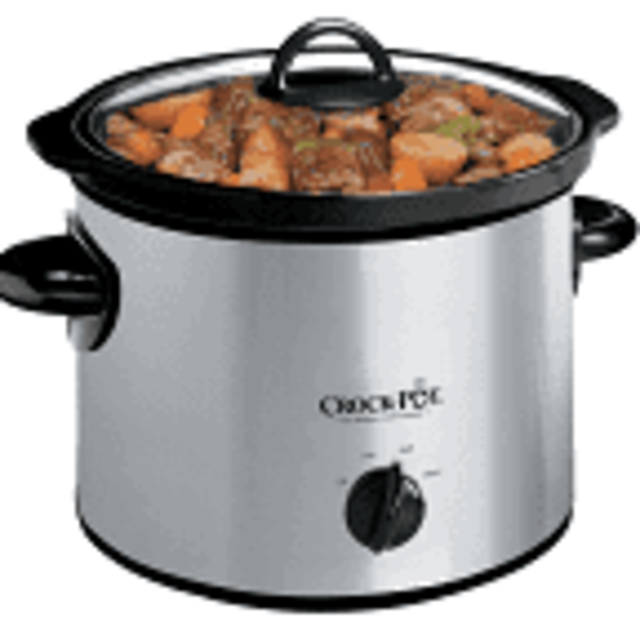 Crock-Pot SCR300-SS Slow Cooker - 3 qt - Stainless Steel