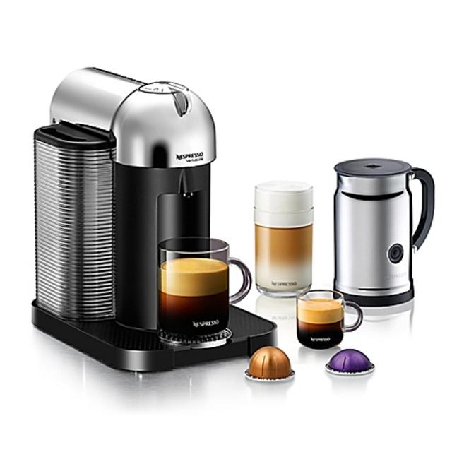 Nespresso® VertuoLine Coffee and Espresso Maker Bundle in Chrome