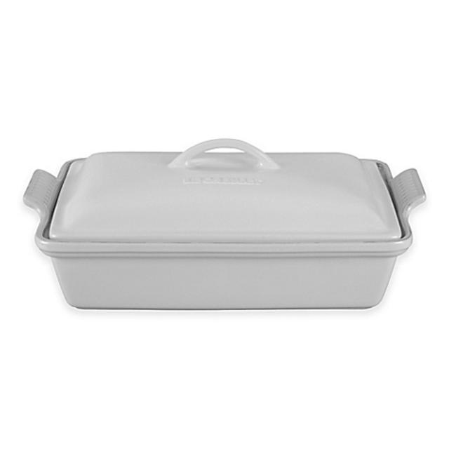 Le Creuset® 4-Quart Round Covered Casserole in White