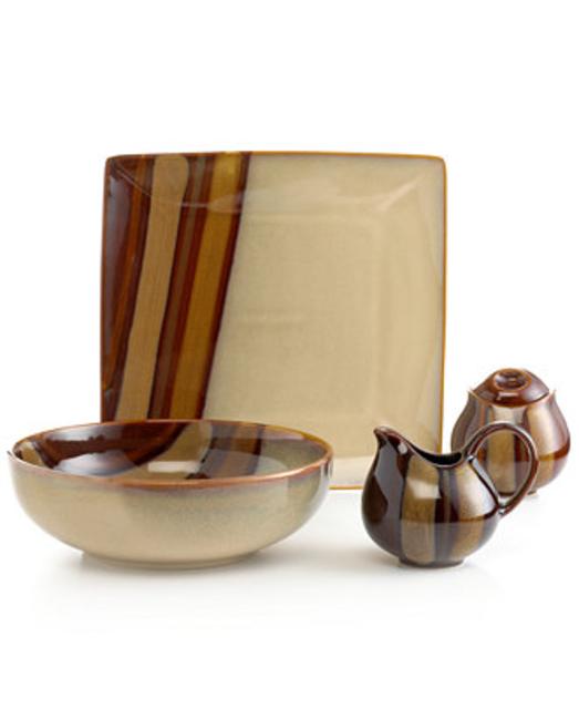 Sango Avanti Brown 5-Piece Completer Set