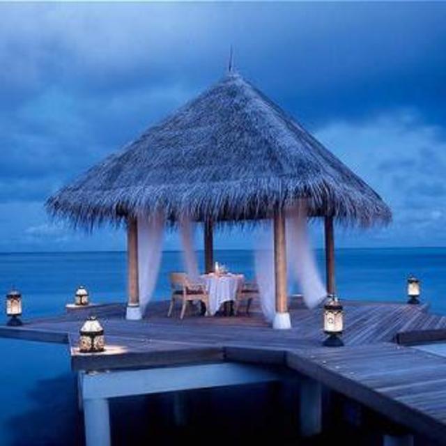 Romantic Dinner in Our Water Villa (Maldives)