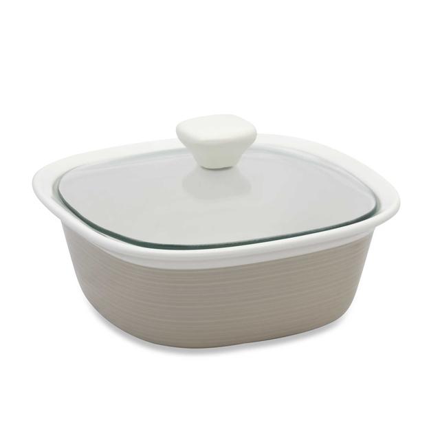 CorningWare® Etch™ 1-1/2-Quart Casserole Dish in Sand