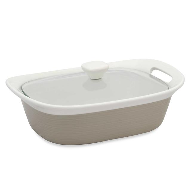 CorningWare® Etch™ 2-1/2-Quart Casserole Dish in Sand