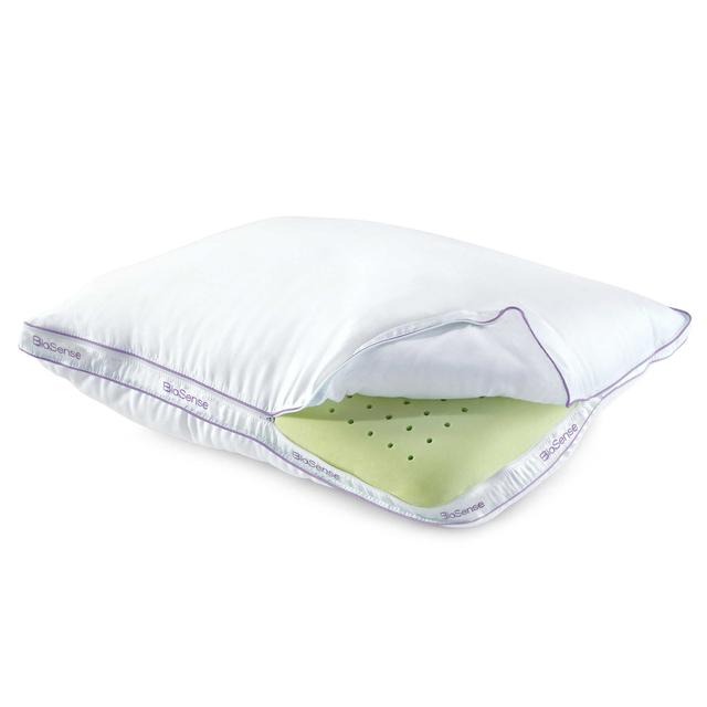 Brookstone® BioSense® Memory Foam Classic Standard Pillow with Better Than Down® Cover