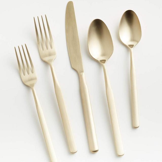 Diem Champagne Flatware 20-Piece Flatware Set