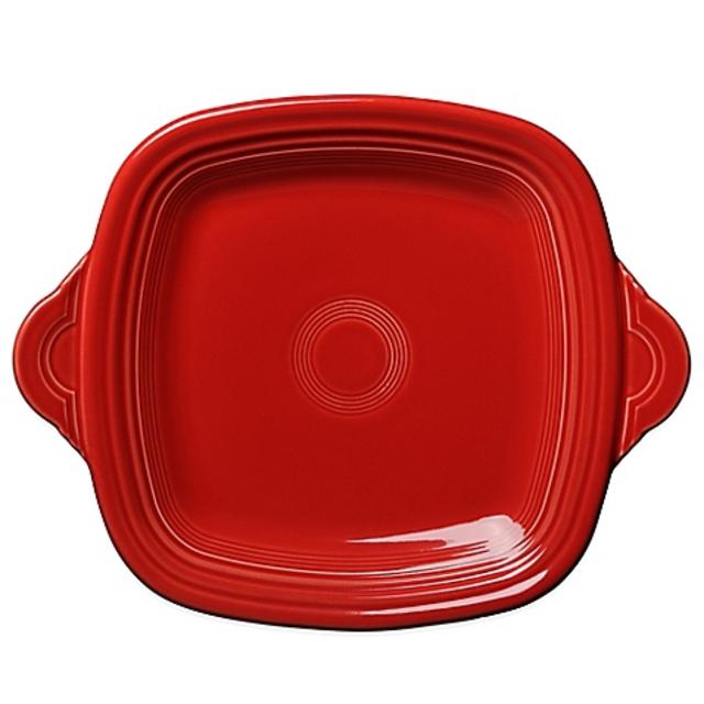 Fiesta® Square Handled Serving Tray in Scarlet