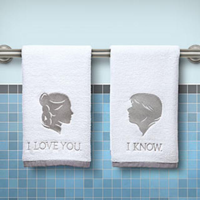 Star Wars Han and Leia Hand Towels