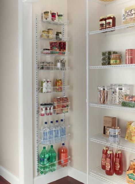 ClosetMaid 1233 Adjustable 8-Tier Wall and Door Rack, 18-Inch