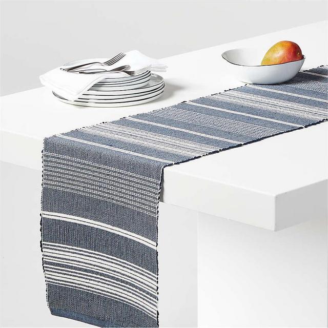 Tidal 90" Stripe Woven Table Runner