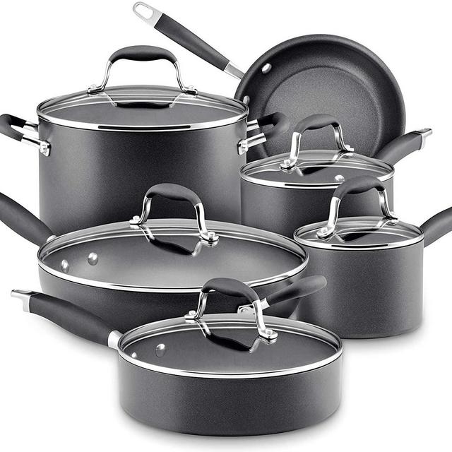 Anolon Advanced Hard Anodized Nonstick 11-Piece Cookware Set