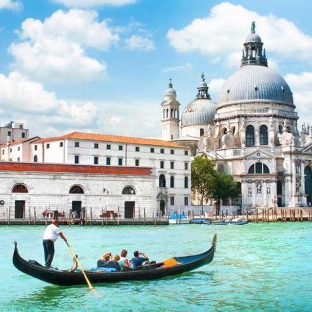 Gondola ride in Venice