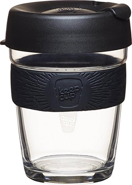 KeepCup 12-Ounce Brew Glass Reusable Coffee Cup, Medium, Metal