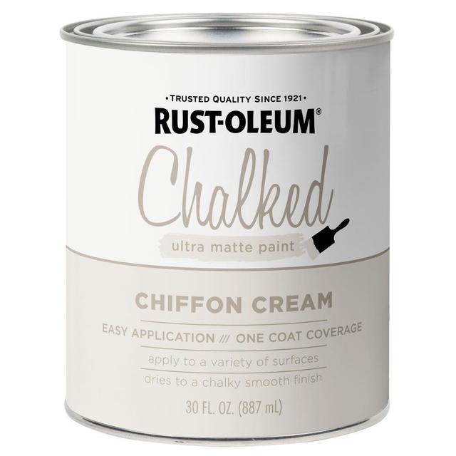 30 oz. Chalked Chiffon Cream Ultra Matte Interior Paint