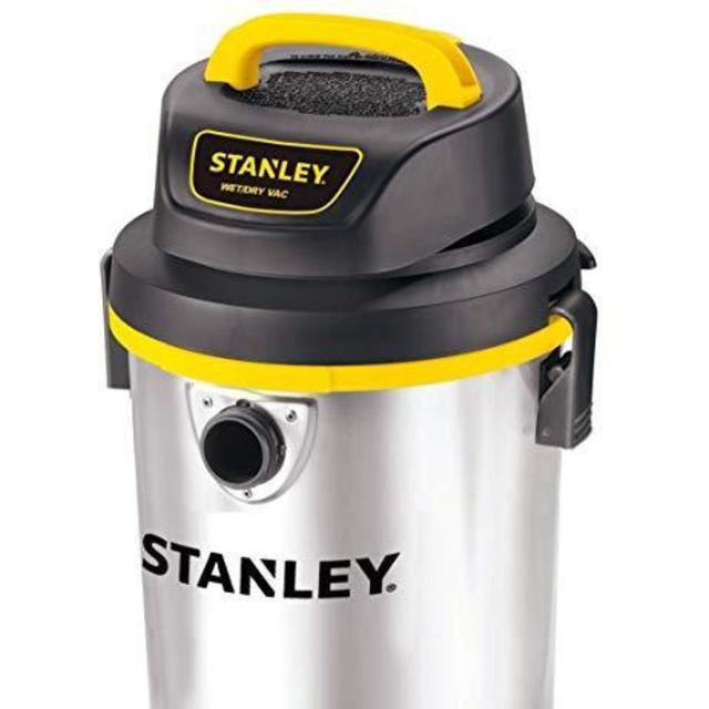 Stanley Wet/Dry Vacuum, 4 Gallon, 4 Horsepower, Stainless Steel Tank