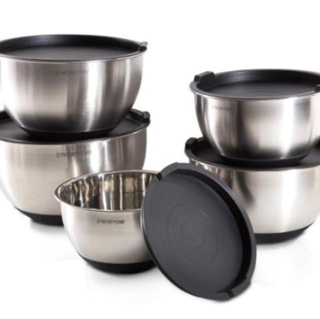 PriorityChef 5 Piece Mixing Bowls
