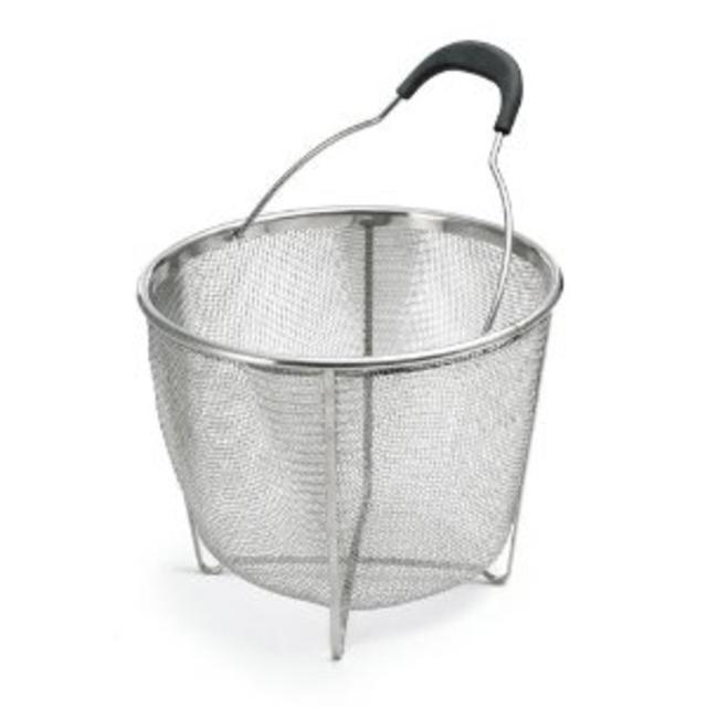 Polder Strainer/Steamer Basket, Stainless Steel