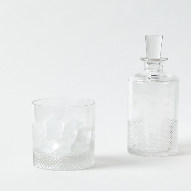 Ice Bucket - Richard Brendon Diamond Crystal Barware Collection