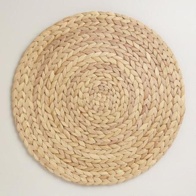 Natural Fiber Round Placemat, Set of 4