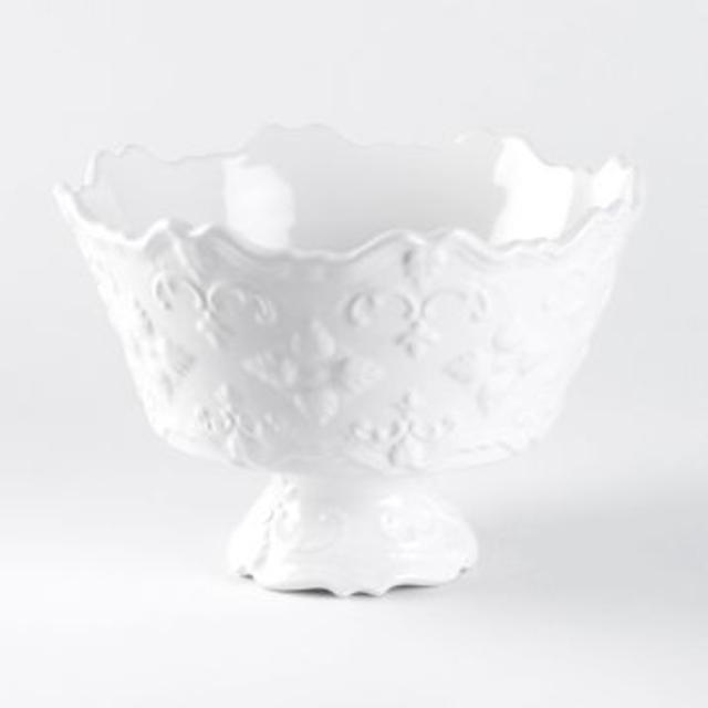White Sweet Olive Serving Bowl - Kirklands