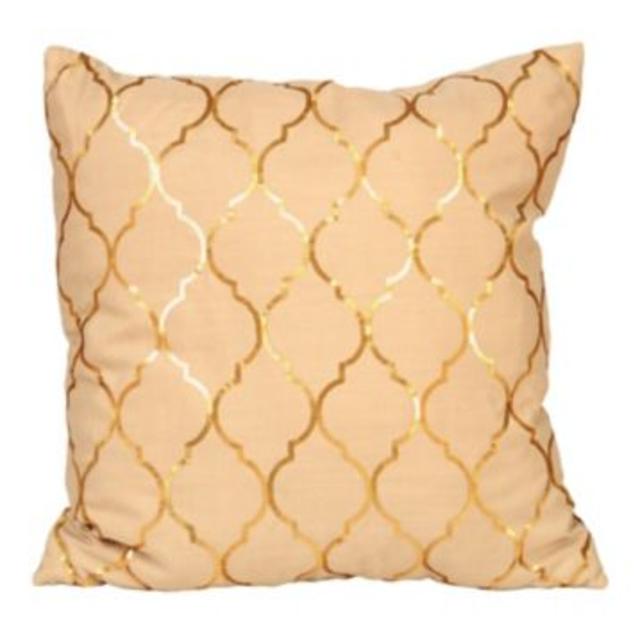Metallic Gold Moroccan Sequin Pillow - Kirklands