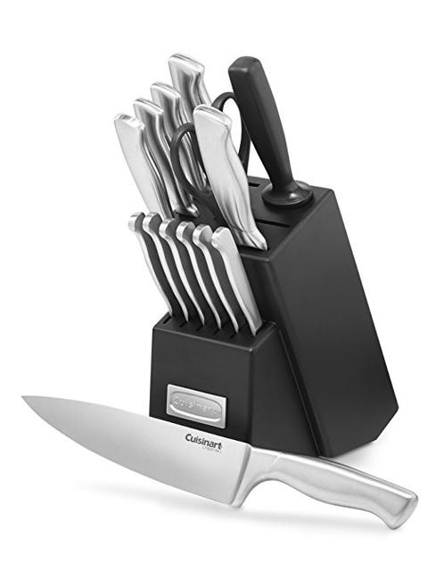 Cuisinart 15-Piece Stainless Steel Hollow Handle Block Set, C77SS-15PK