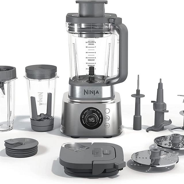 Ninja SS401 Foodi Power Blender Ultimate System with 72 oz Blending & Food Processing Pitcher, XL Smoothie Bowl Maker and Nutrient Extractor* & 7 Functions, Silverr order