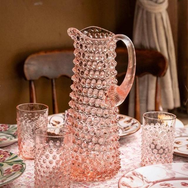 Tall Hobnail Jug