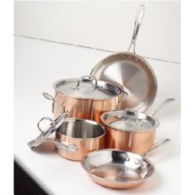 Calphalon Tri-Ply Copper 10 Piece Set