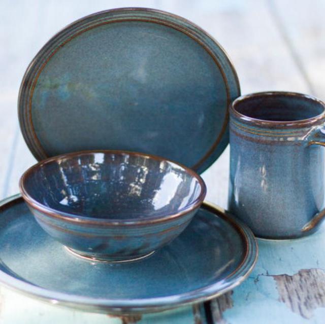 Twilight blue- Handmade Hand crafted pottery set