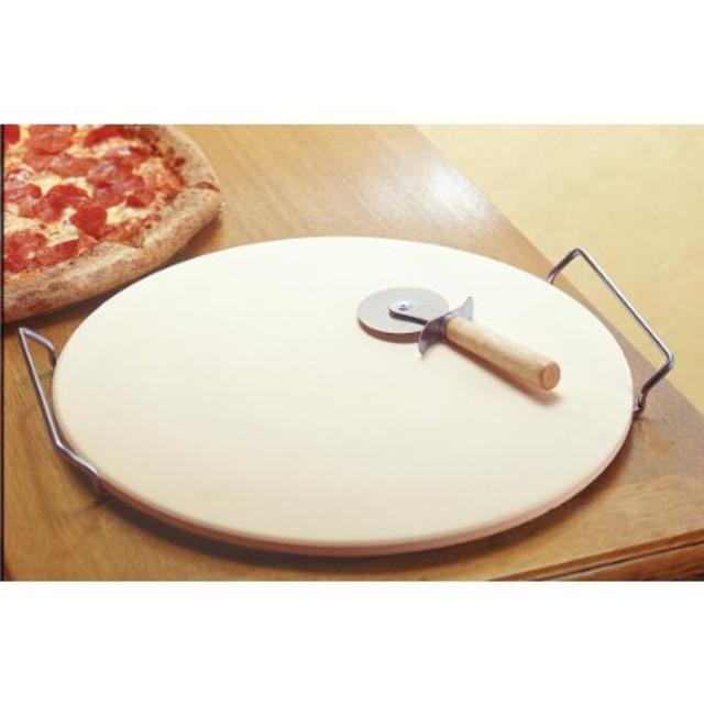 Good Cook 4301 14.75 Inch Pizza Stone with Rack