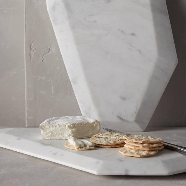 Faceted Marble Cheese Board
