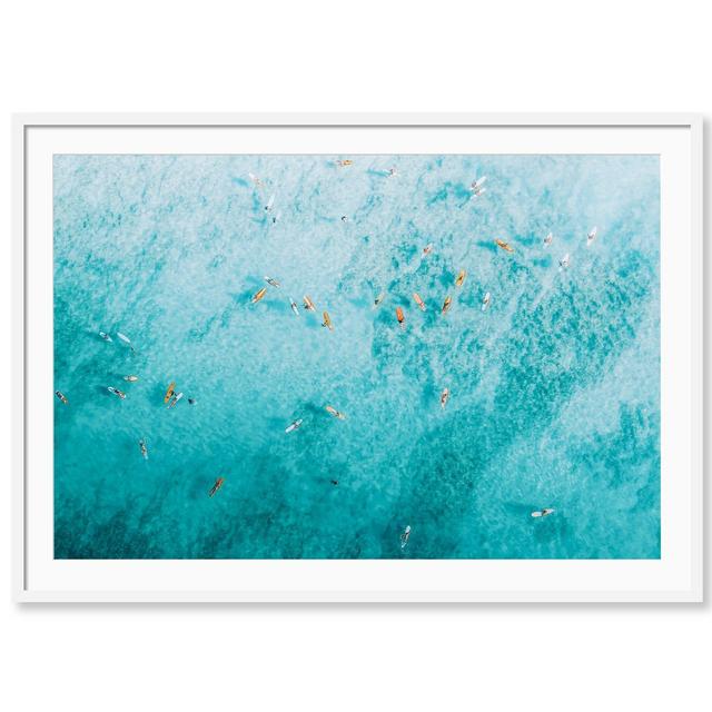 The Waiting Game XL | 46''x33'' | White Frame