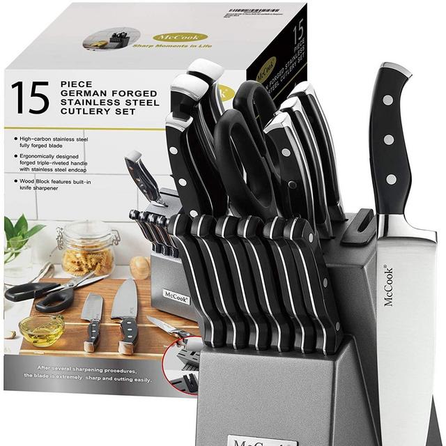 McCook MC25A Knife Sets, 15 Pieces