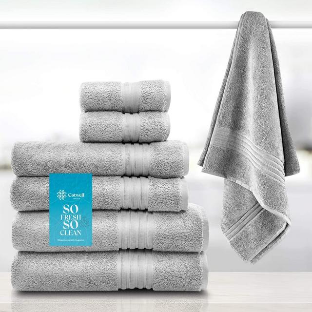 6 Piece Luxury Bath Towels Set