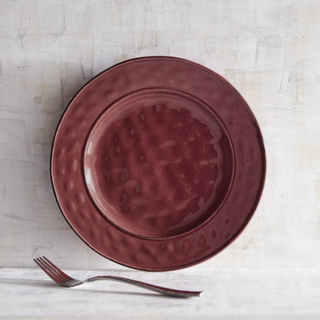 Martillo Wine Red Salad Plate