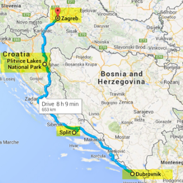 Croatian Road Trip!