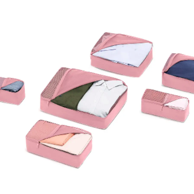 Away - The Insider Packing Cubes in Blush (Shanna)