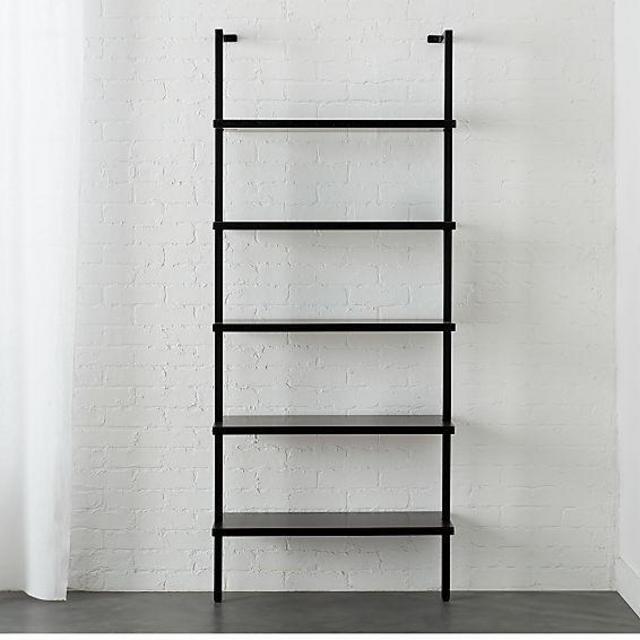 Wall Mounted Bookcase (black)