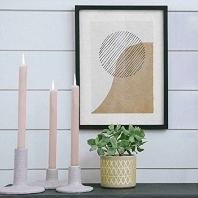 Blush Taper Candles (set of 6)