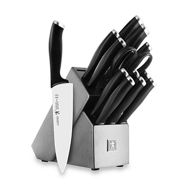 J.A. Henckels International Silver Cap 14-Piece Knife Block Set