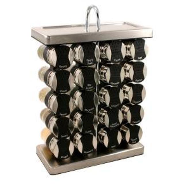 Product description page - Olde Thompson 20-Jar Wine Rack Spice Rack