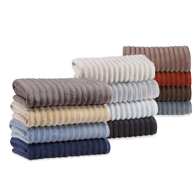 Turkish Ribbed Bath Towel - In the Sea