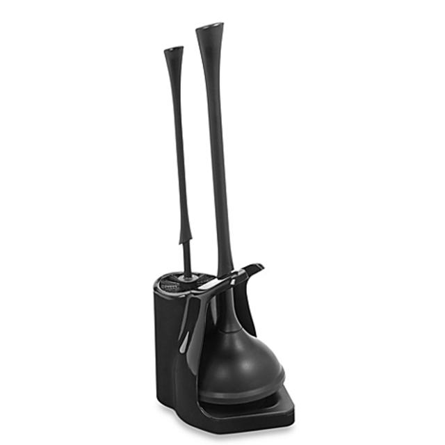 Casabella® Bowl Brush and Plunger Combo Set in Black